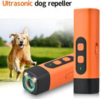 Ultrasonic Dog Bark Stopper with LED Flashlight